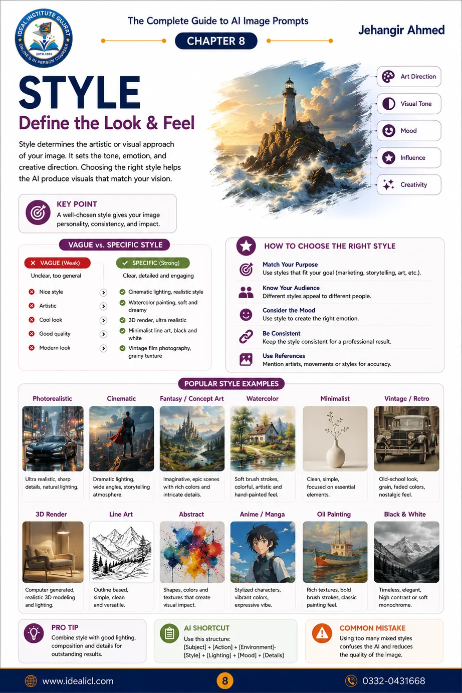 Choosing an image style